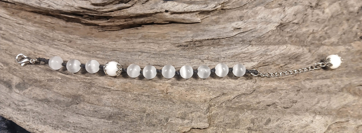 White Moonstone & Satin Spar