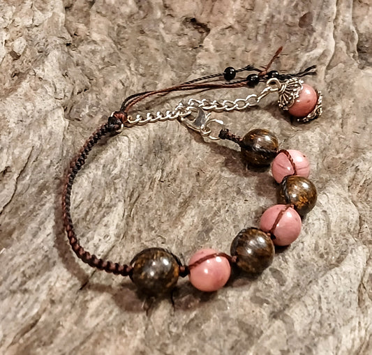 Bronzite & Rhodonite