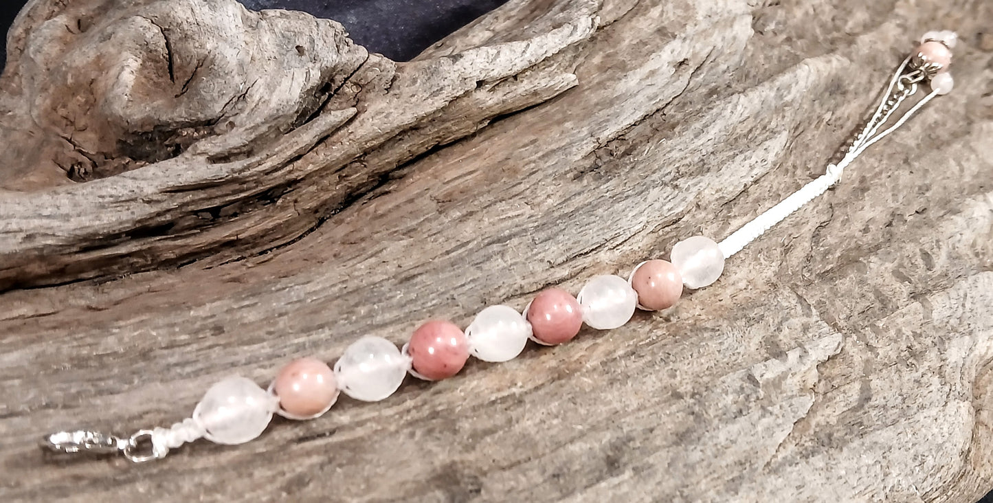 Rose Quartz & Rhodonite