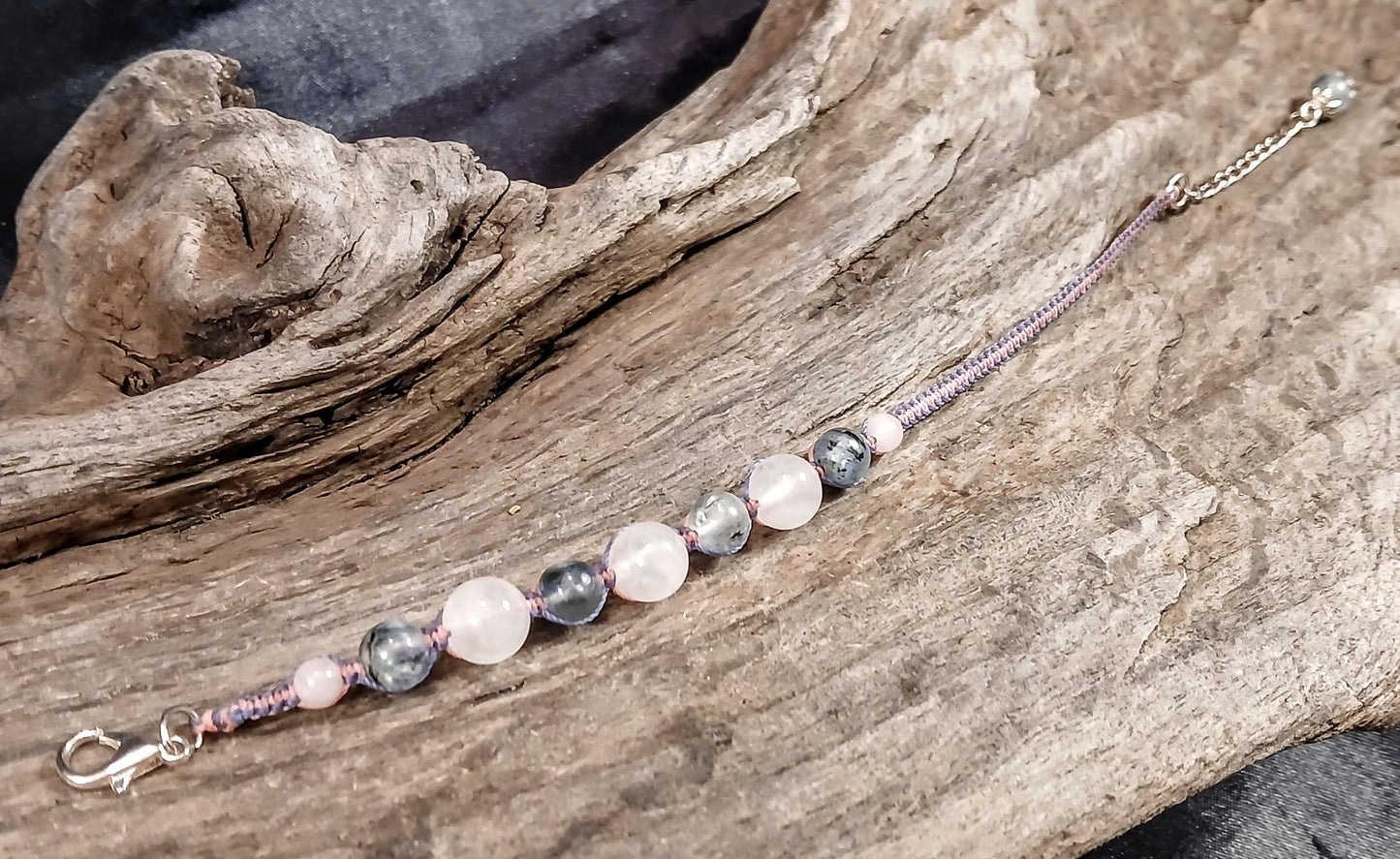 Rose Quartz & Blue Kyanite