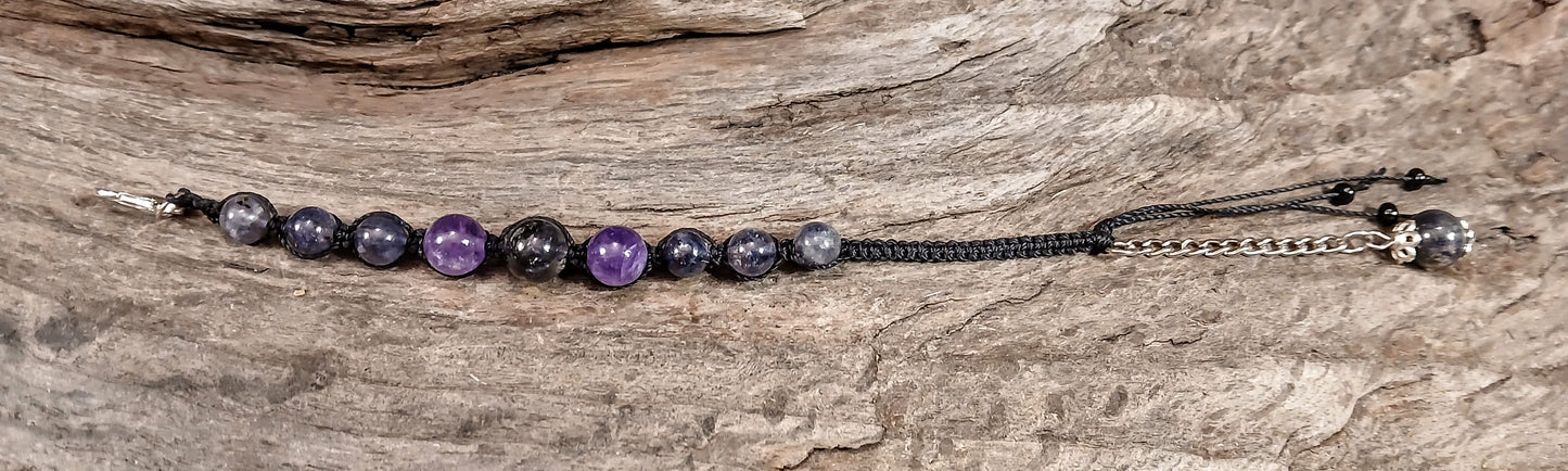 Iolite & Amethyst