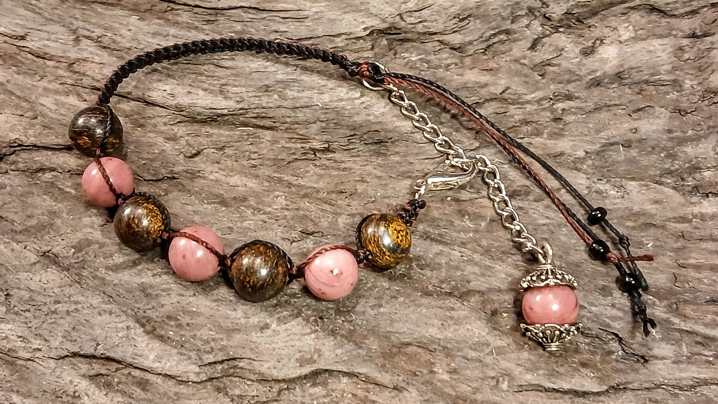 Bronzite & Rhodonite