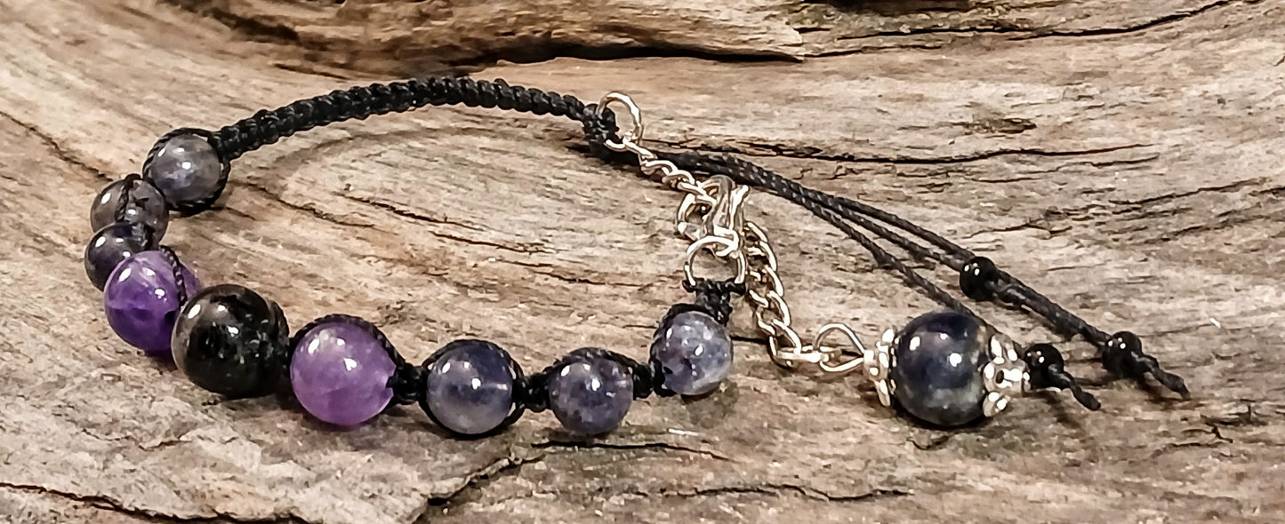 Iolite & Amethyst