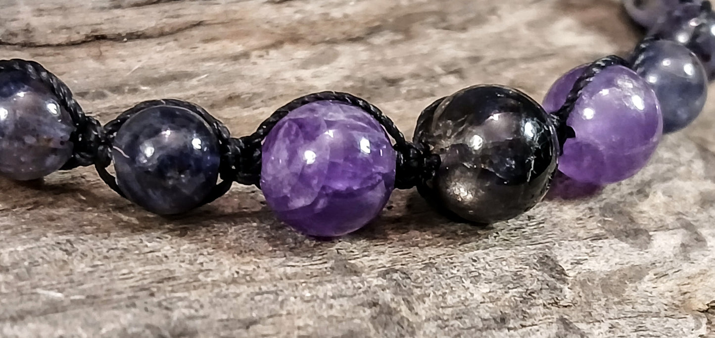 Iolite & Amethyst