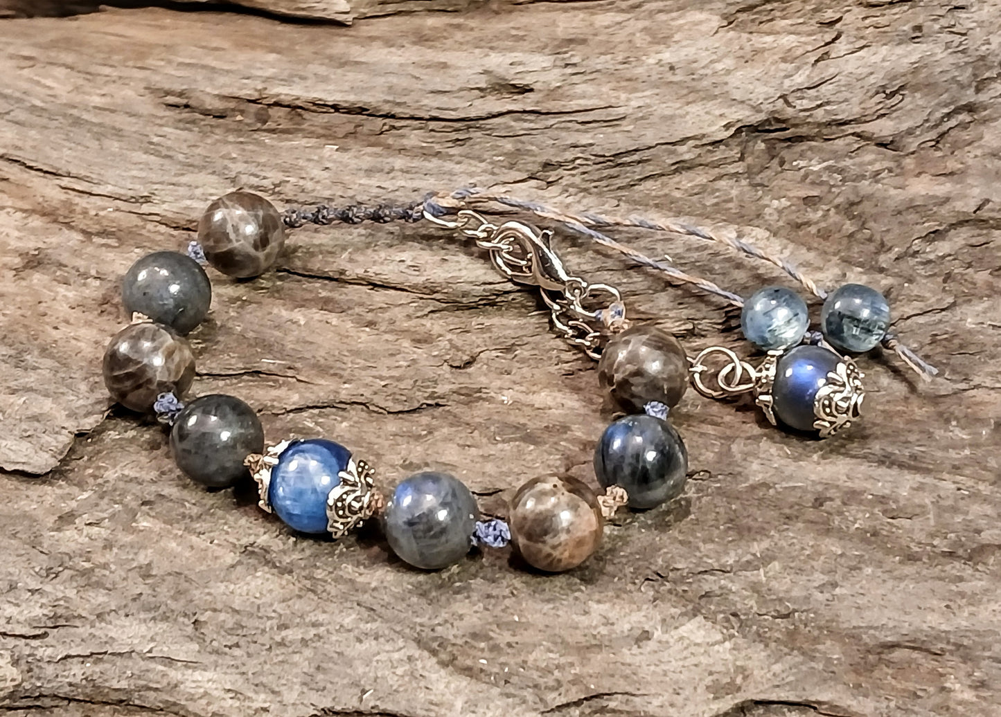 Blue Kyanite, Spectralite and Coffee Spectralite