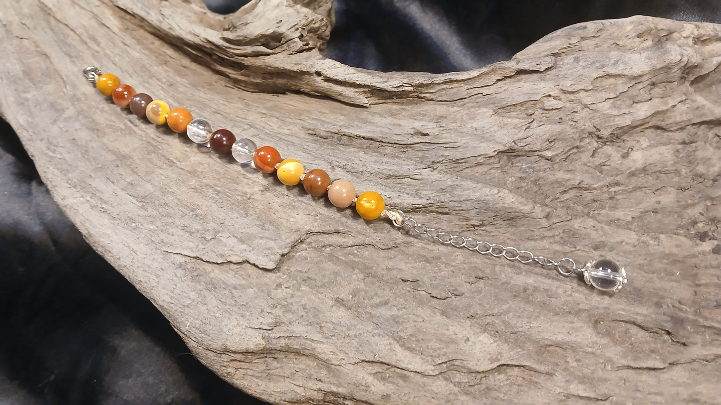 Clear Quartz & Mookaite