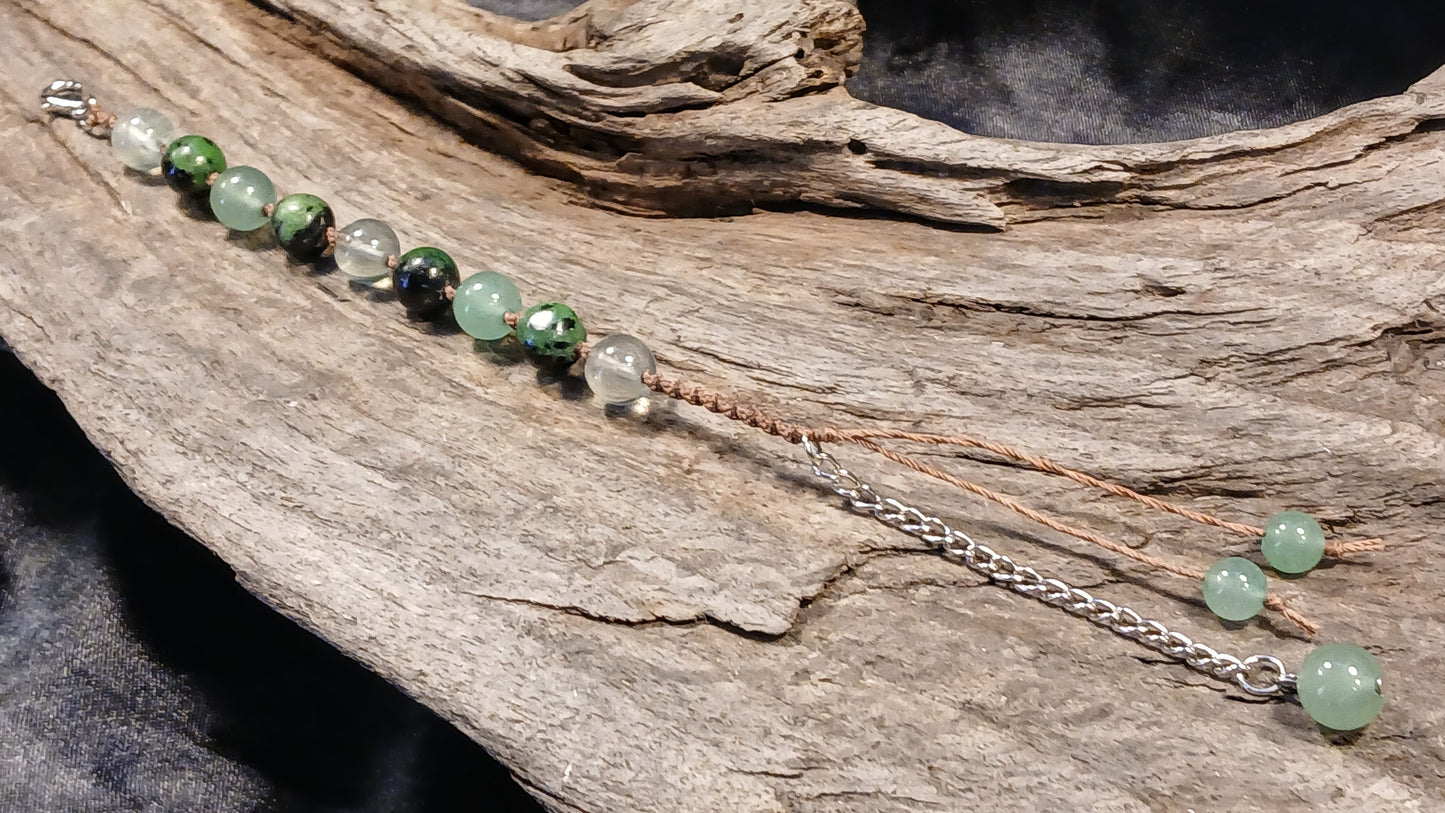 Flourite, Zoisite & Adventurine