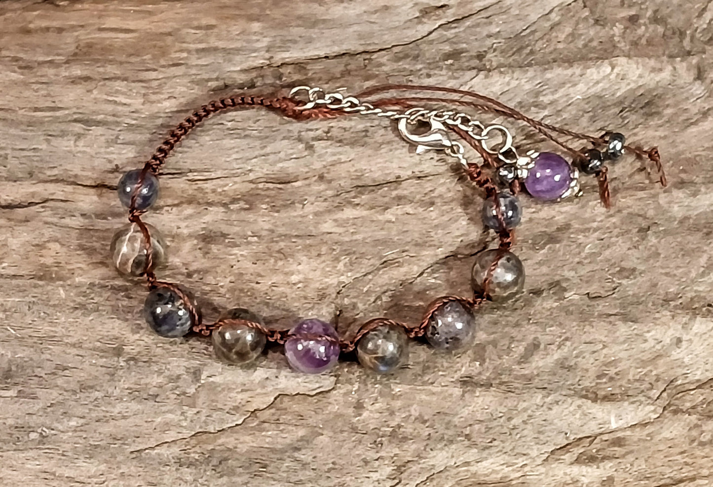 Amethyst, Iolite & Coffee Spectralite