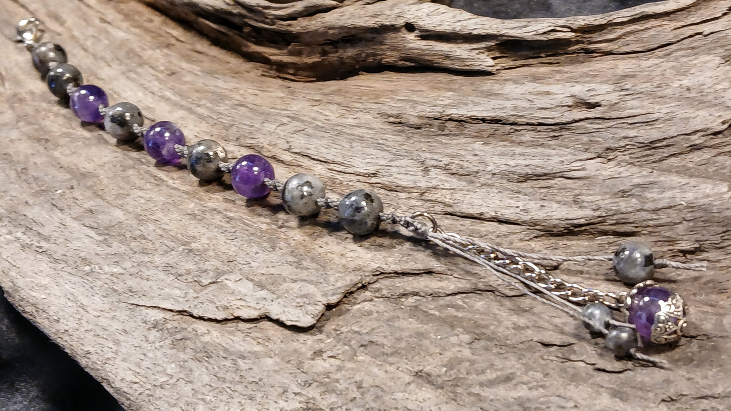 Amethyst & Larvikite