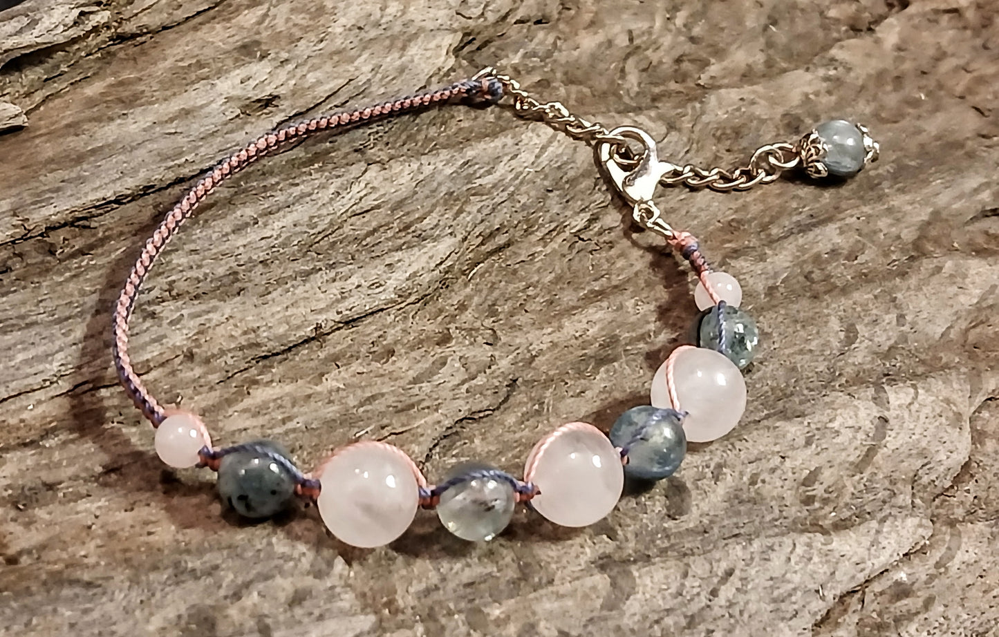 Rose Quartz & Blue Kyanite