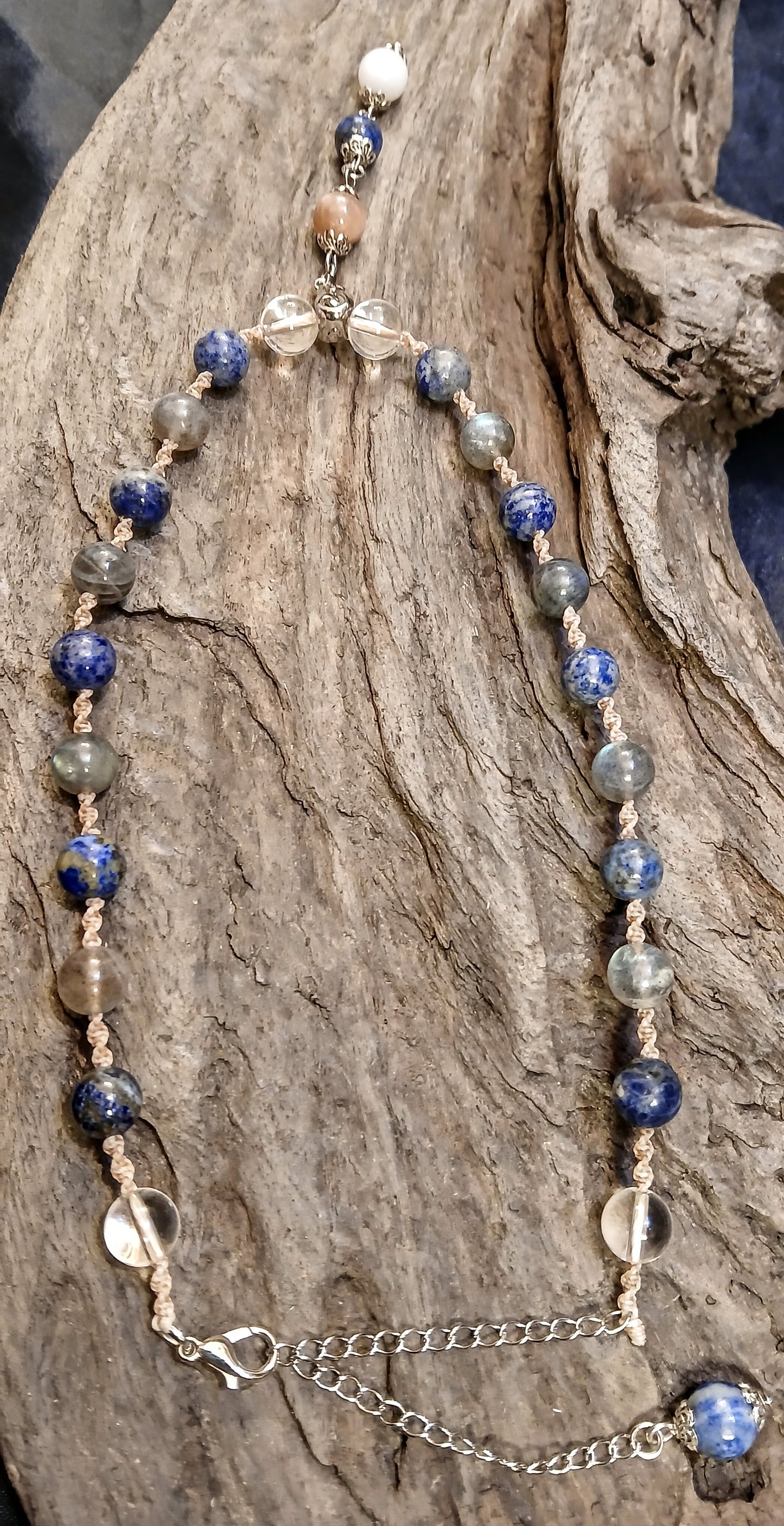 Sunstone and Moonstone Necklace