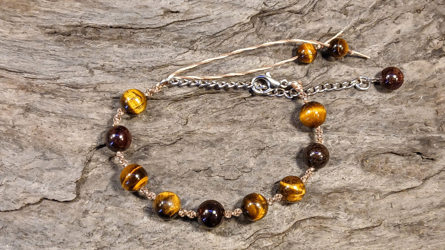 Garnet & Tigers Eye