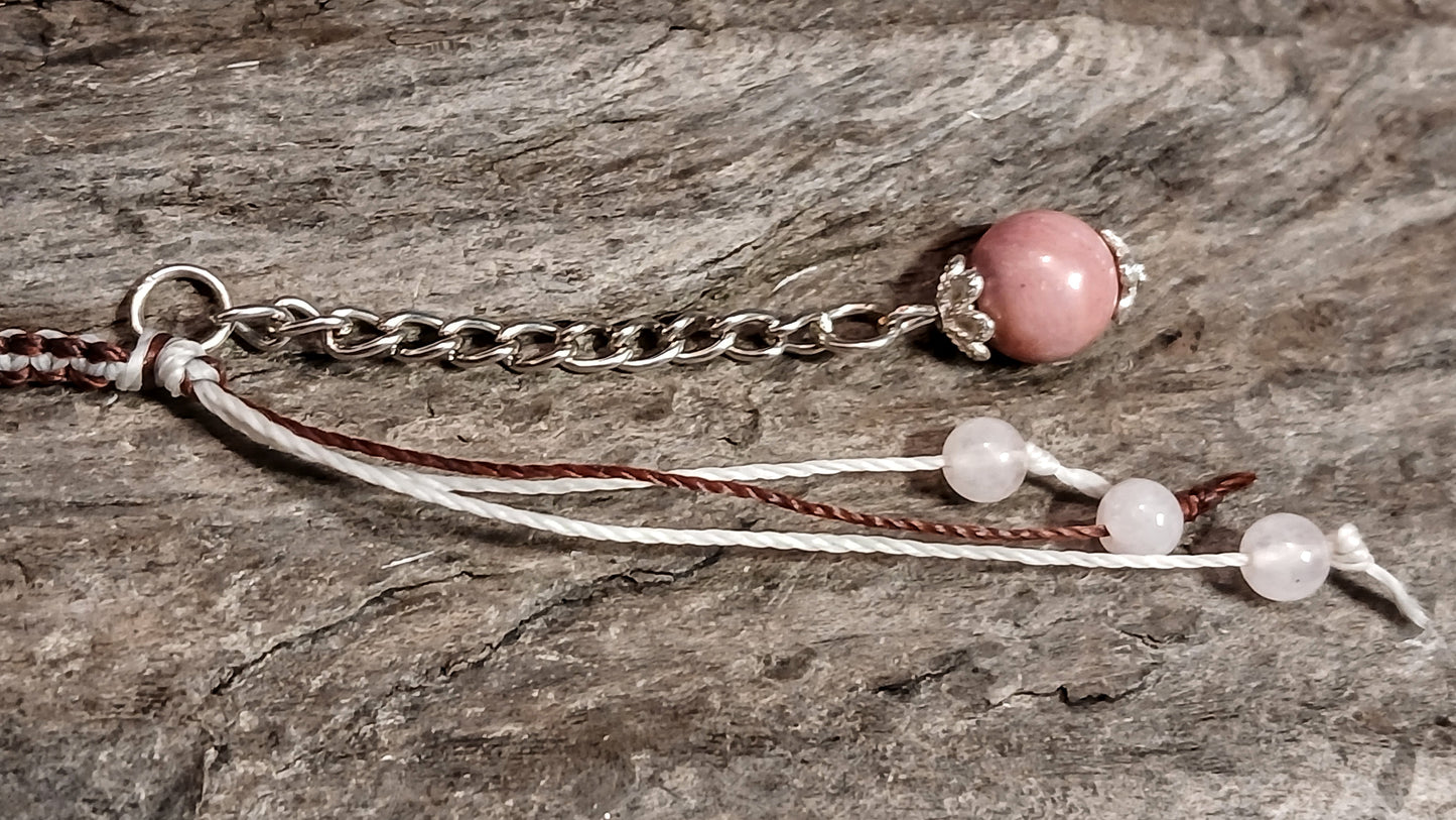 Rhodonite & Rose Quartz