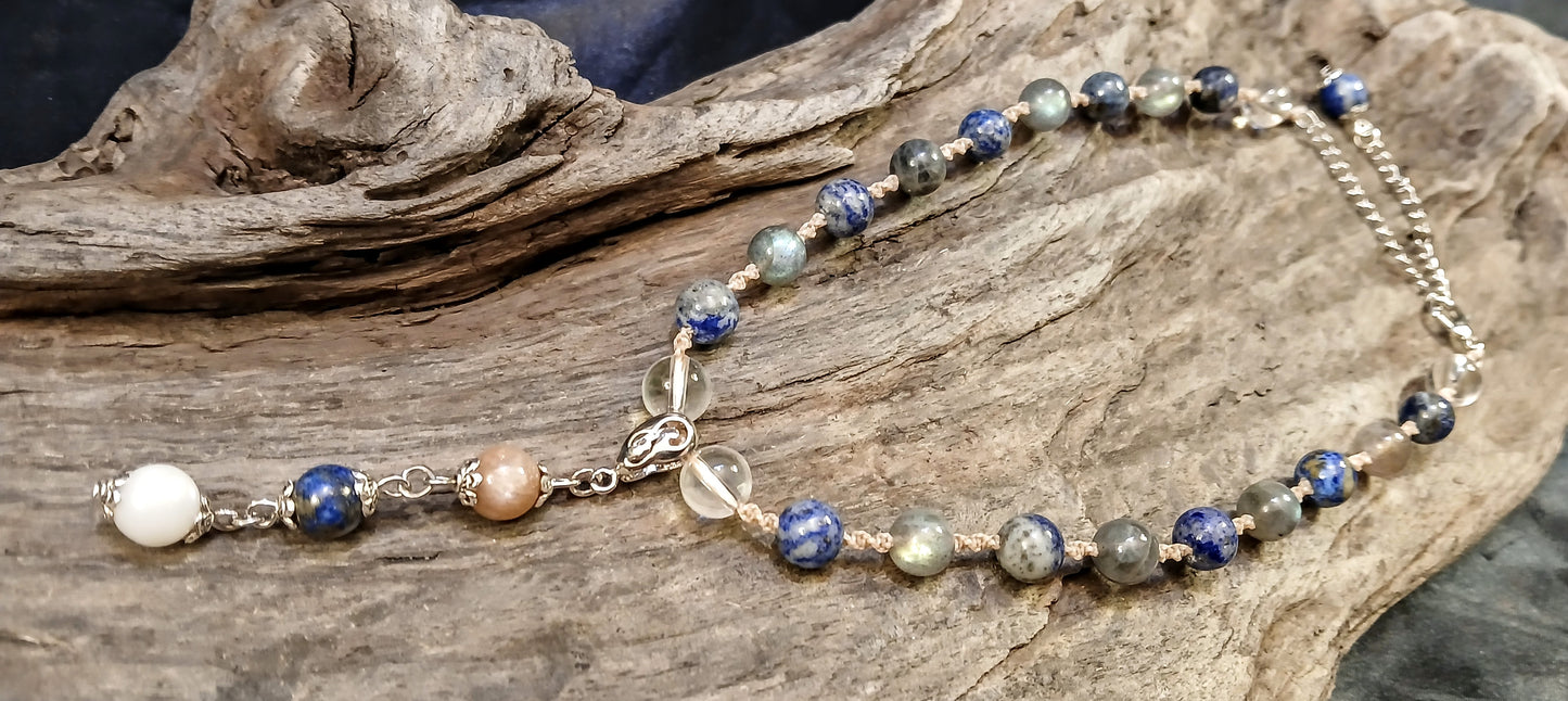 Sunstone and Moonstone Necklace