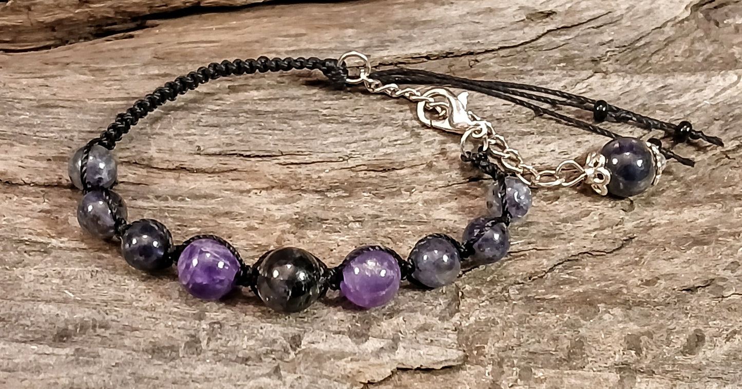 Iolite & Amethyst