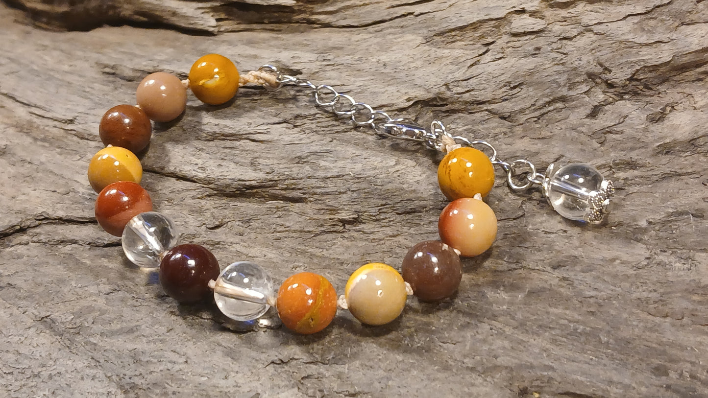 Clear Quartz & Mookaite