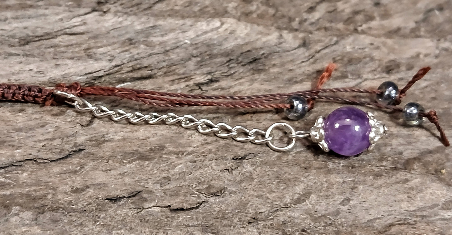 Amethyst, Iolite & Coffee Spectralite