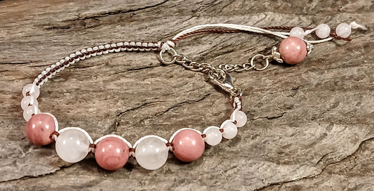 Rhodonite & Rose Quartz