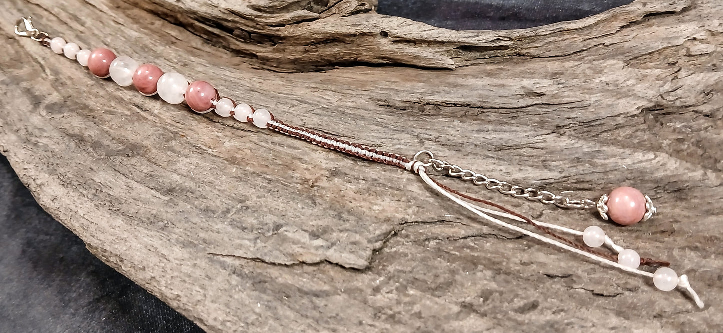 Rhodonite & Rose Quartz