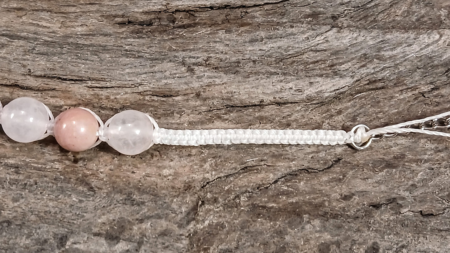 Rose Quartz & Rhodonite