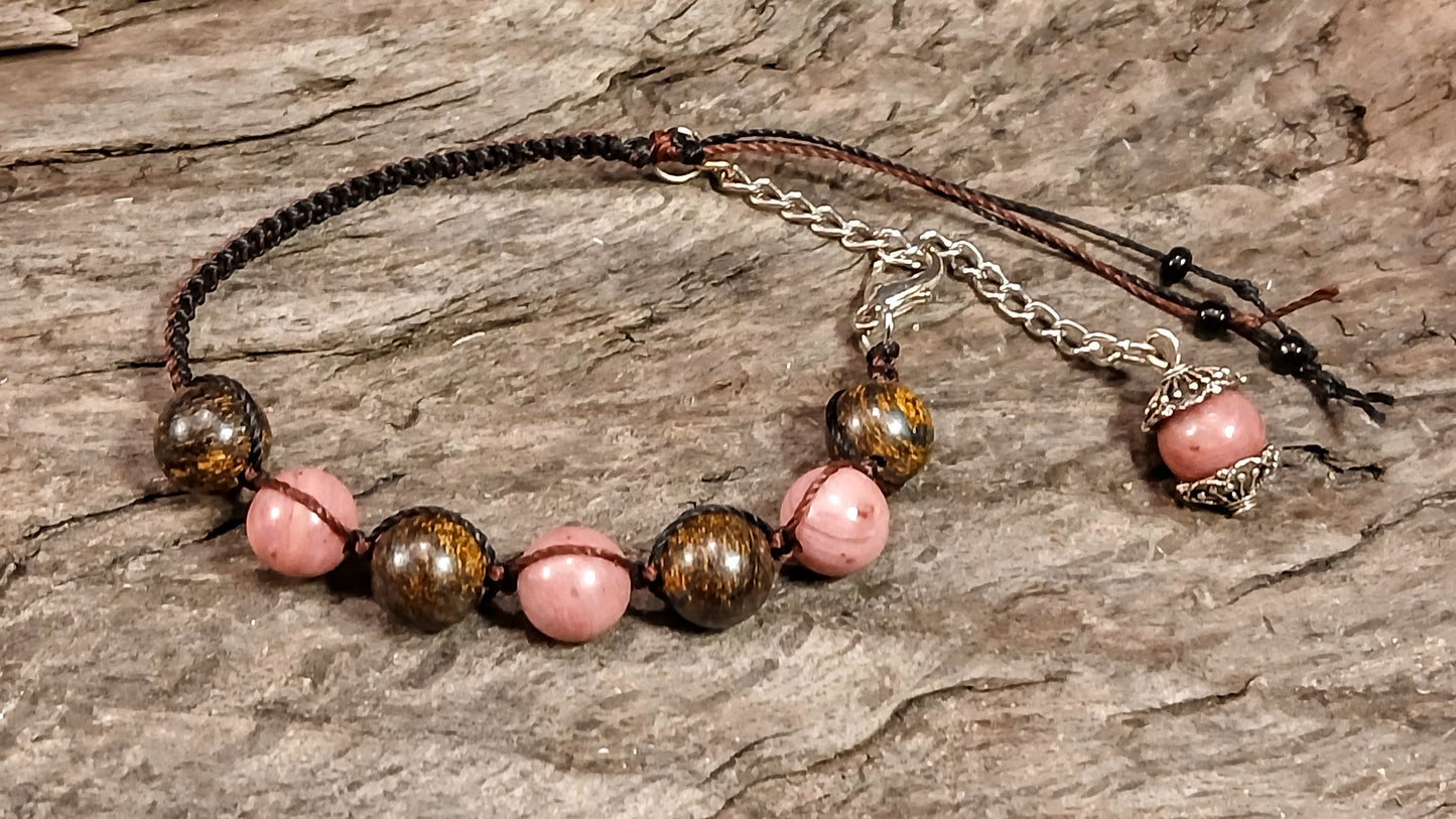 Bronzite & Rhodonite