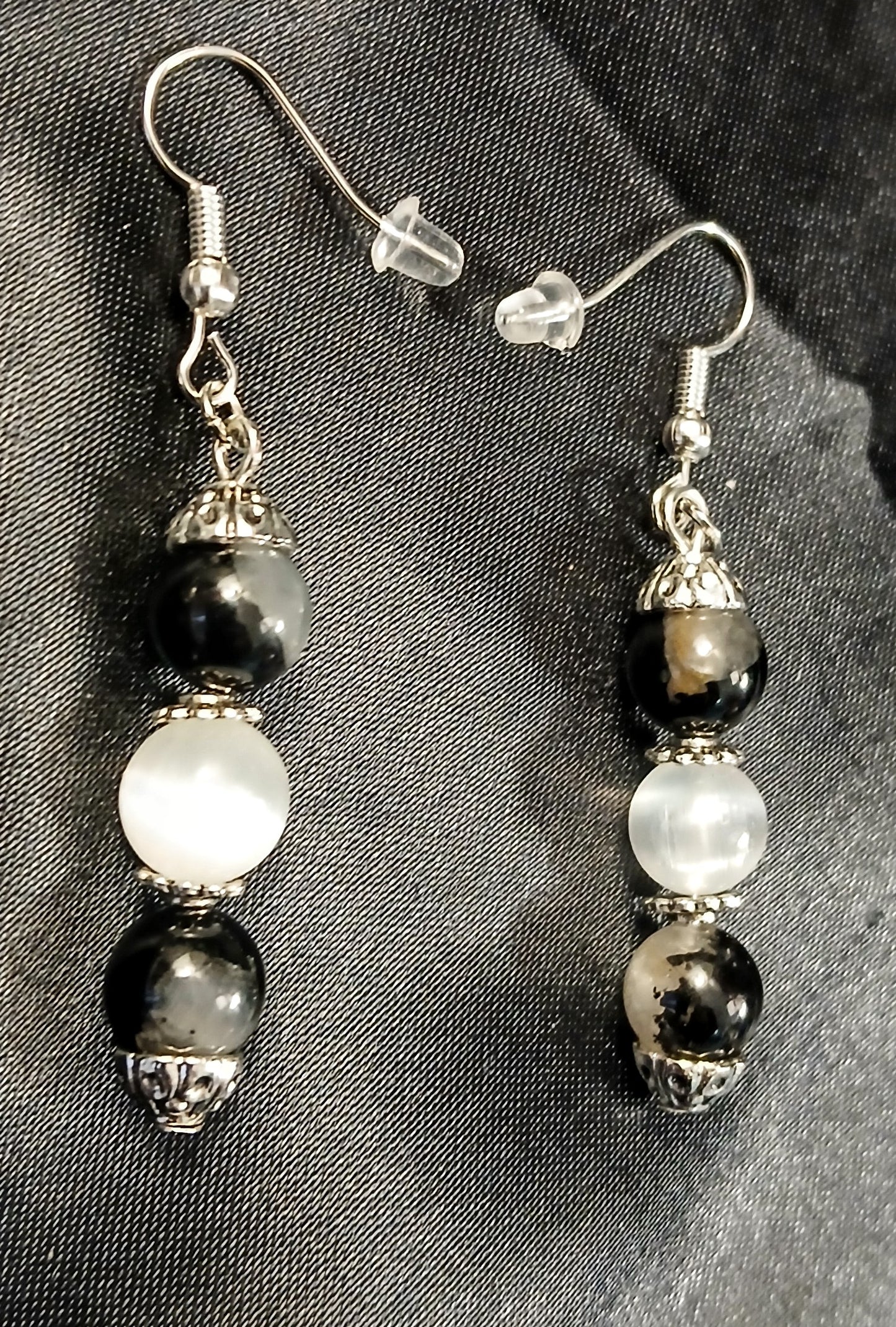 Black Tormaline & Selenite with Quartz Set