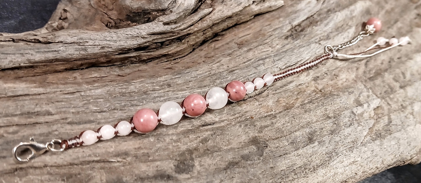 Rhodonite & Rose Quartz