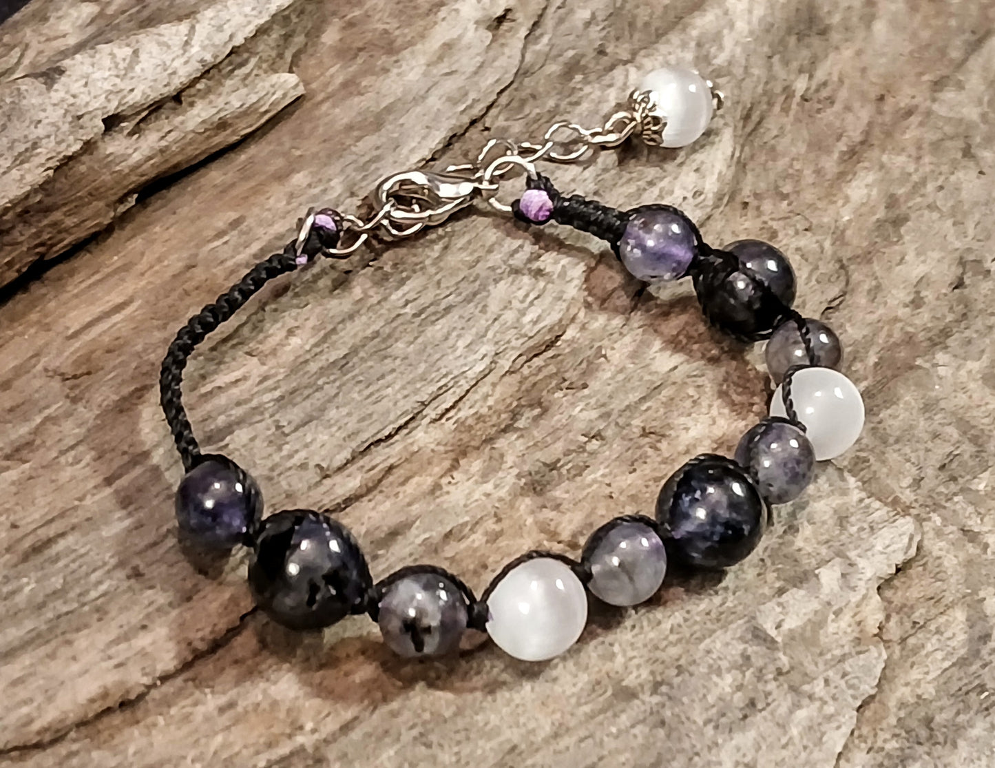 Iolite & Satin Spar