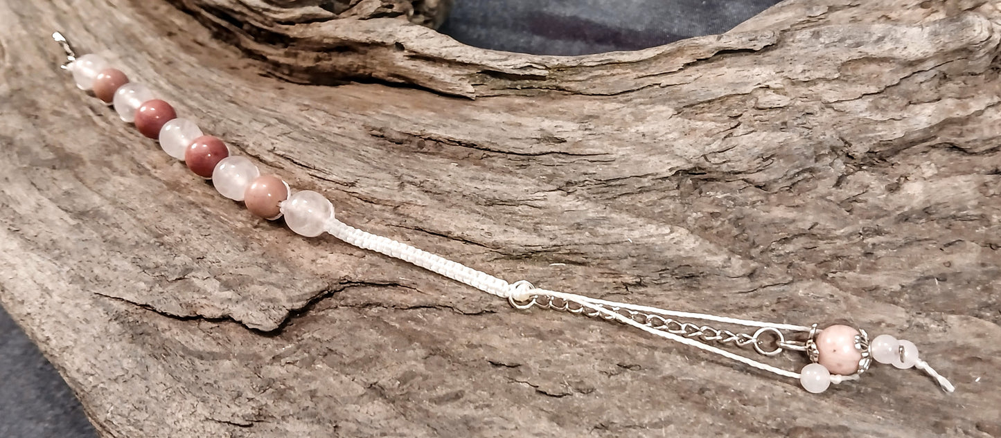 Rose Quartz & Rhodonite