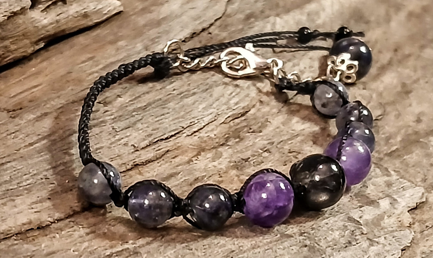 Iolite & Amethyst