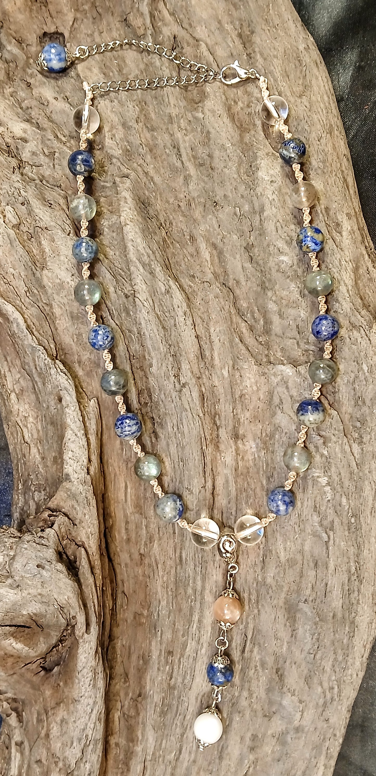 Sunstone and Moonstone Necklace