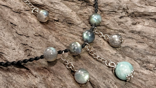 Amazonite & Labradorite Choker