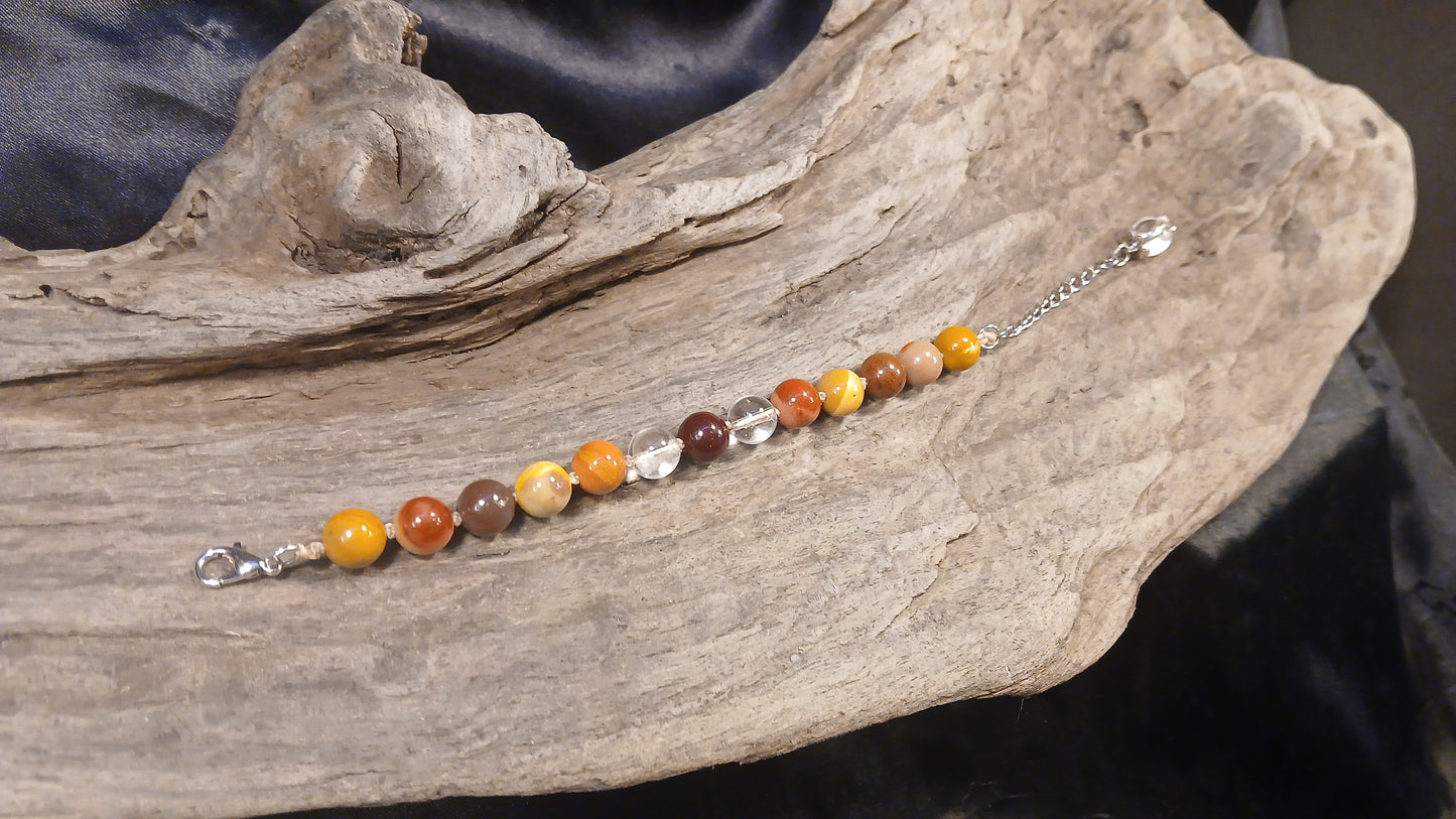 Clear Quartz & Mookaite