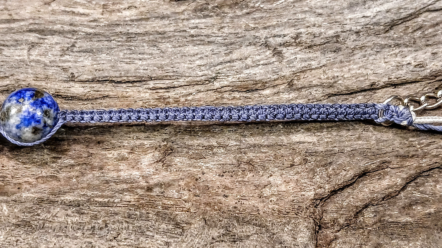 White Moonstone, Lapis Lazuli and Coffee Spectralite