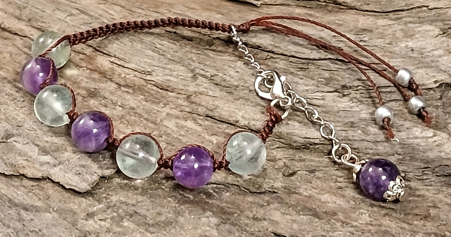 Amethyst and Flourite