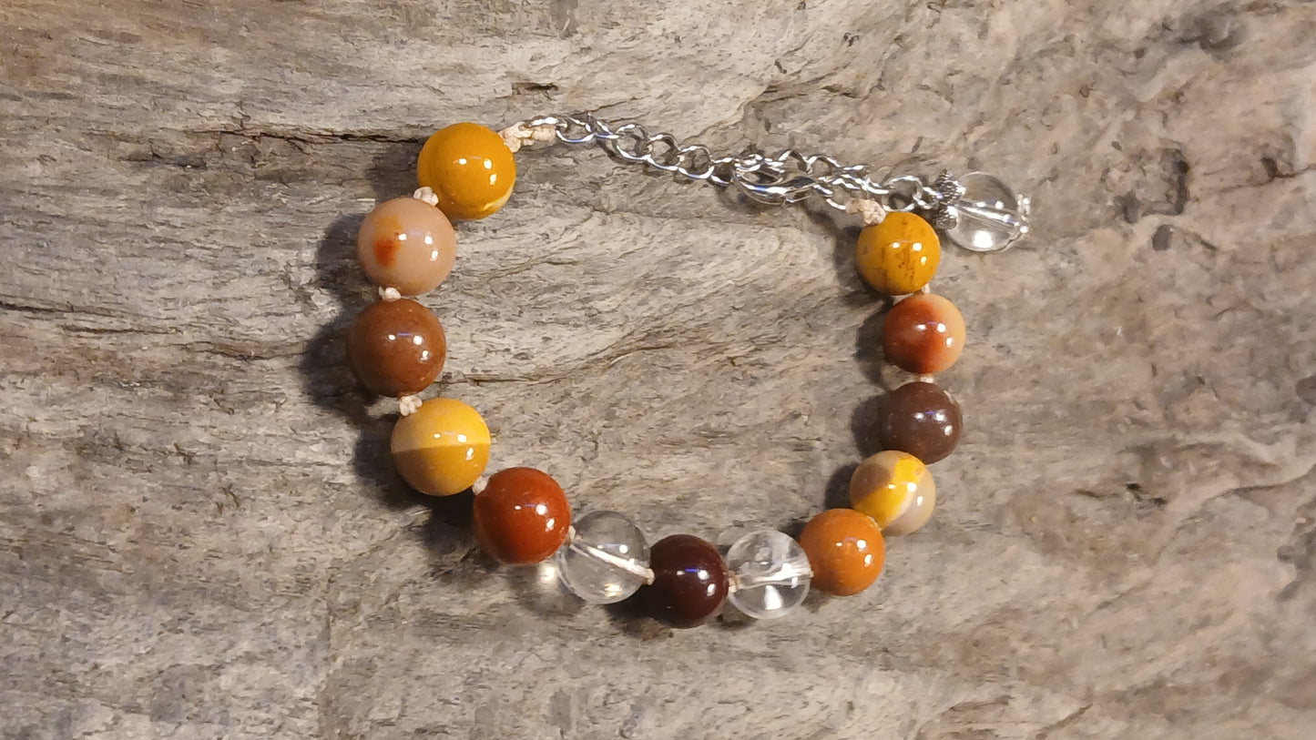 Clear Quartz & Mookaite