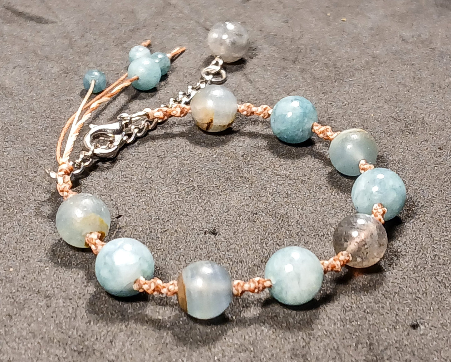 Labradorite, Blue Angelite & Blue Calcite