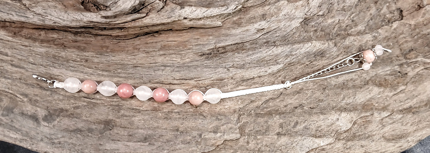 Rose Quartz & Rhodonite