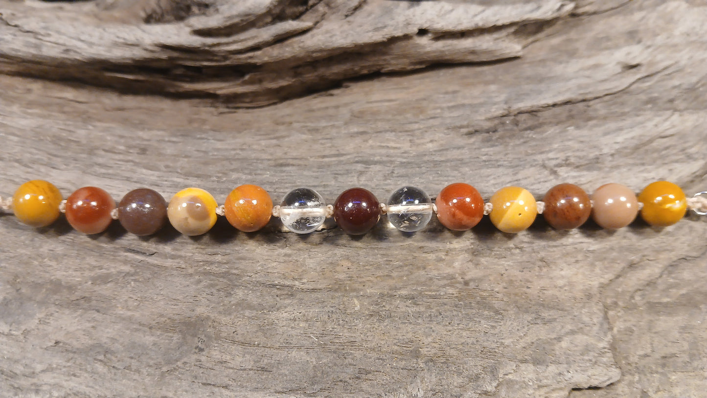 Clear Quartz & Mookaite