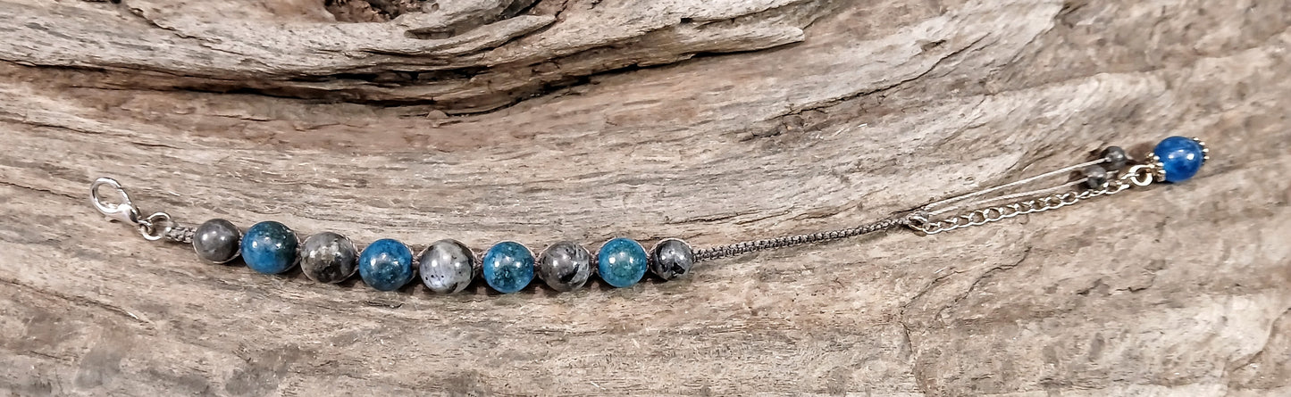 Larvikite & Blue Apatite