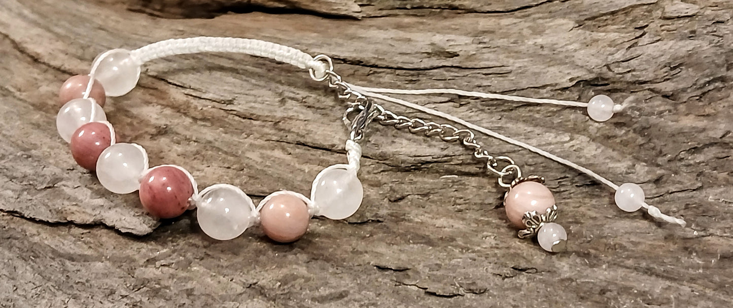 Rose Quartz & Rhodonite