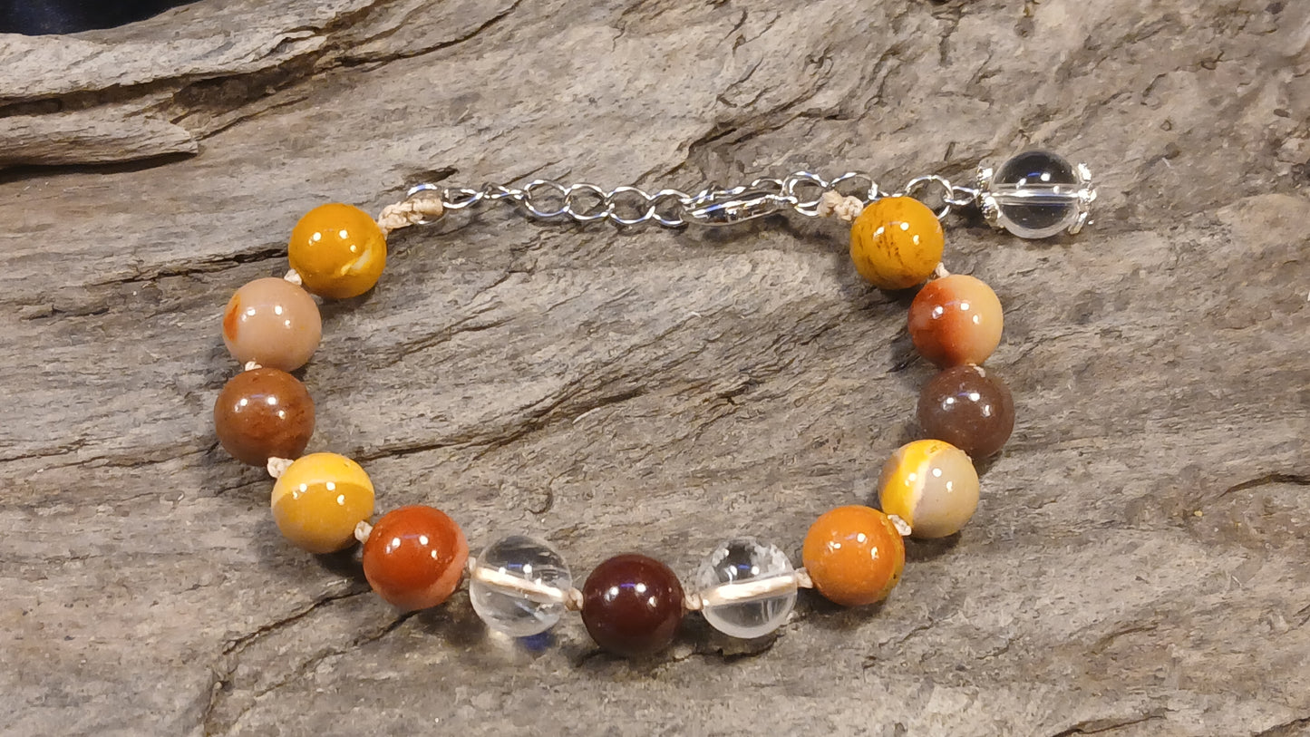 Clear Quartz & Mookaite