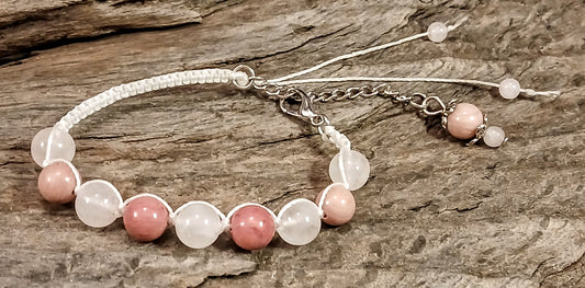 Rose Quartz & Rhodonite