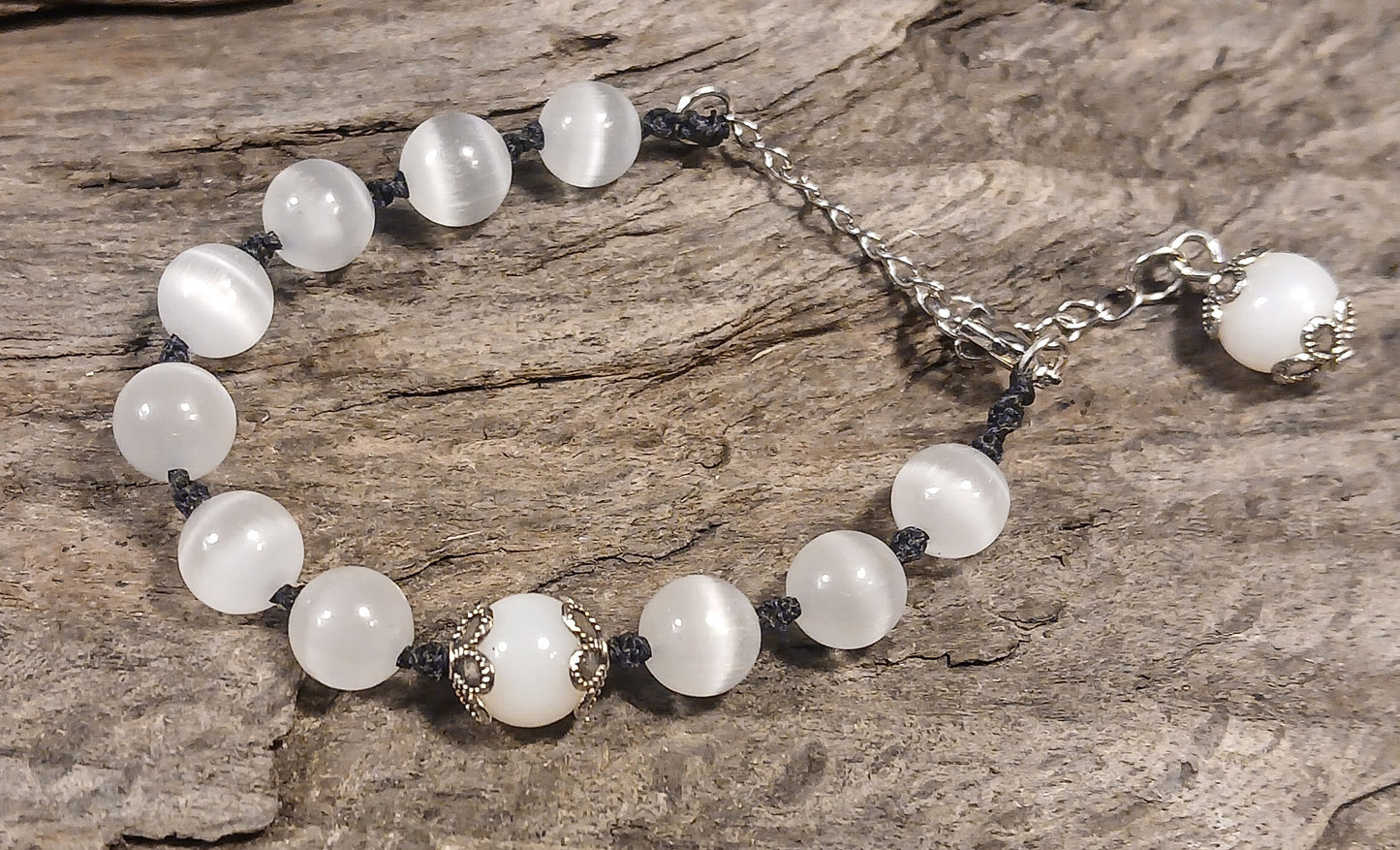 White Moonstone & Satin Spar