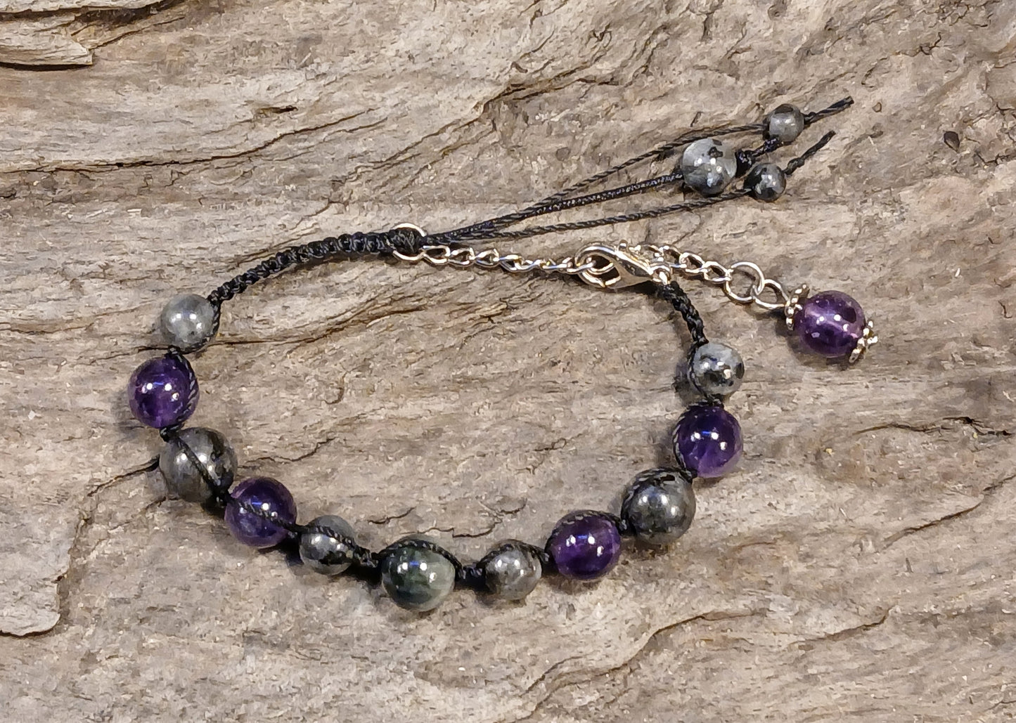 Eagle Eye, Larvikite and Amethyst