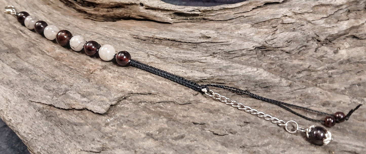 Garnet & Tormalated Quartz