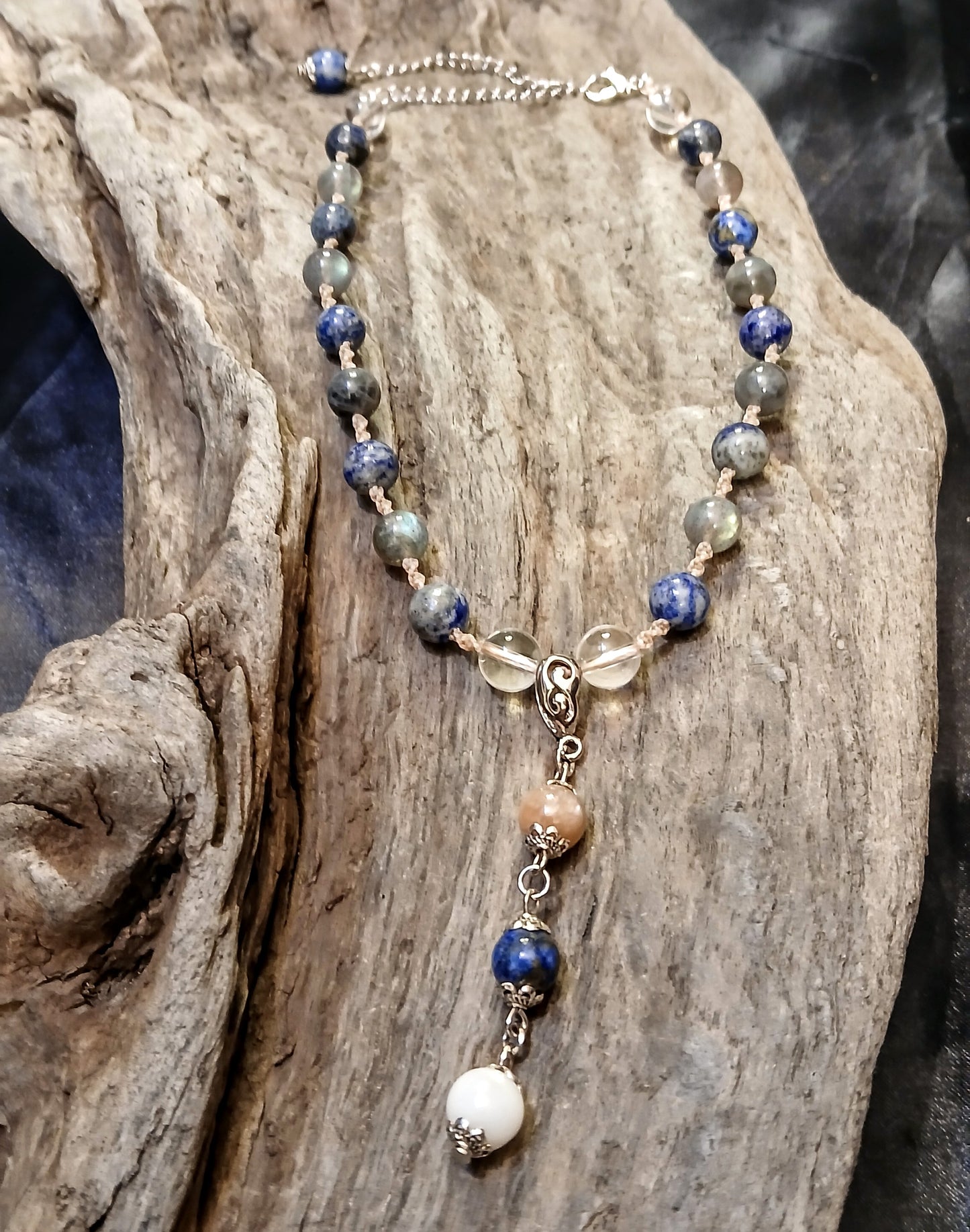 Sunstone and Moonstone Necklace