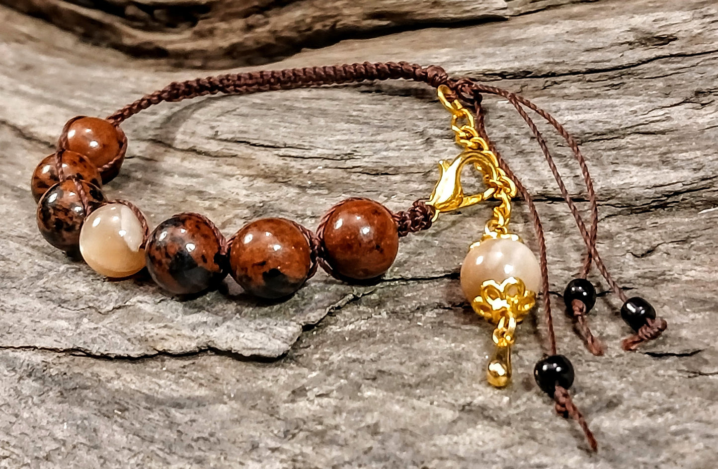Sunstone & Mahogany Obsidian