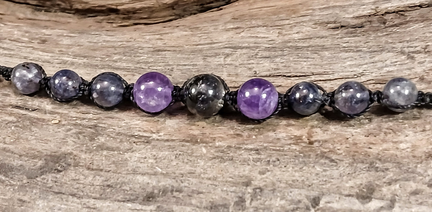 Iolite & Amethyst