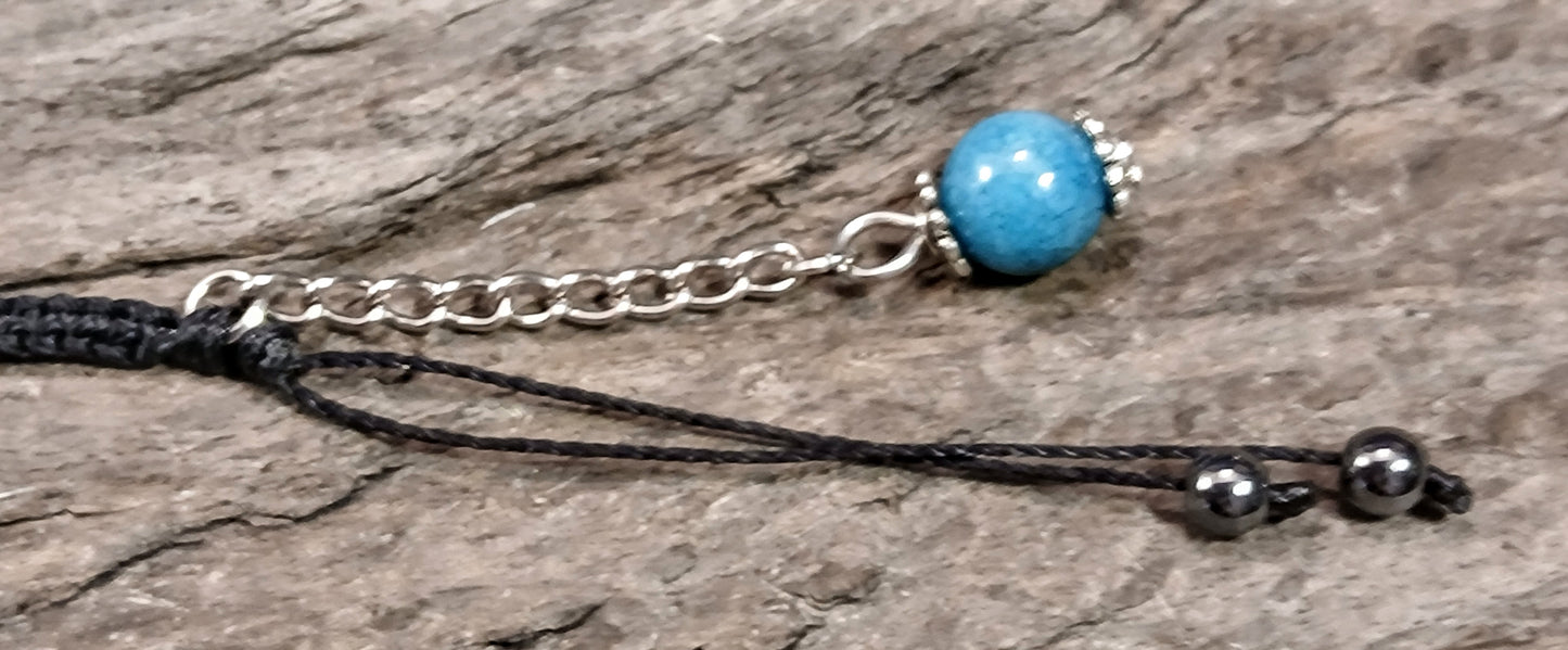 Blue Apatite & Hematite